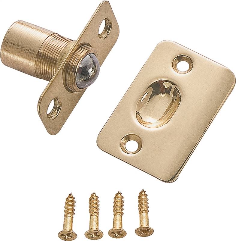 Prosource 4570818 2.12 In. Ball Catch Bore, Polished Brass