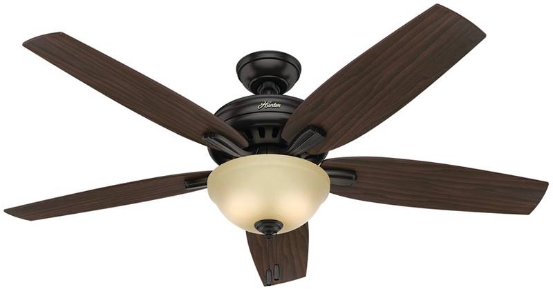 2304079 56 In. 5-blade Ceiling Fan With Light, Bronze