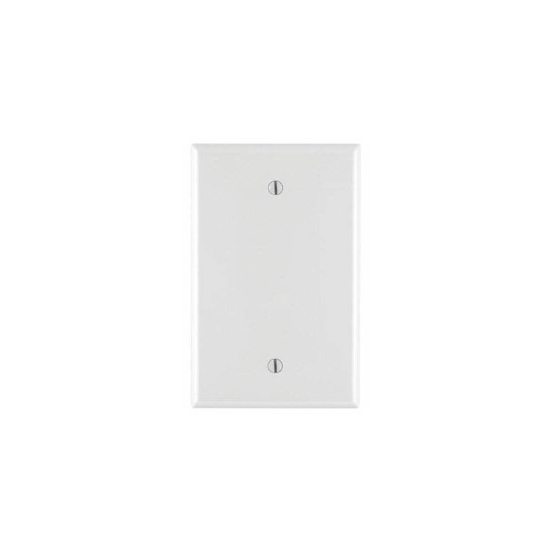 4591244 Gang Blank Wallplate Midway Size, White