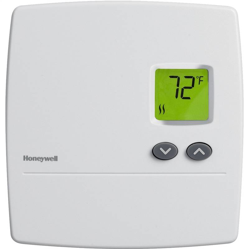 Honeywell Consumer 3862802 Digital Line Volt Thermostat, Baseboard Non-programmable