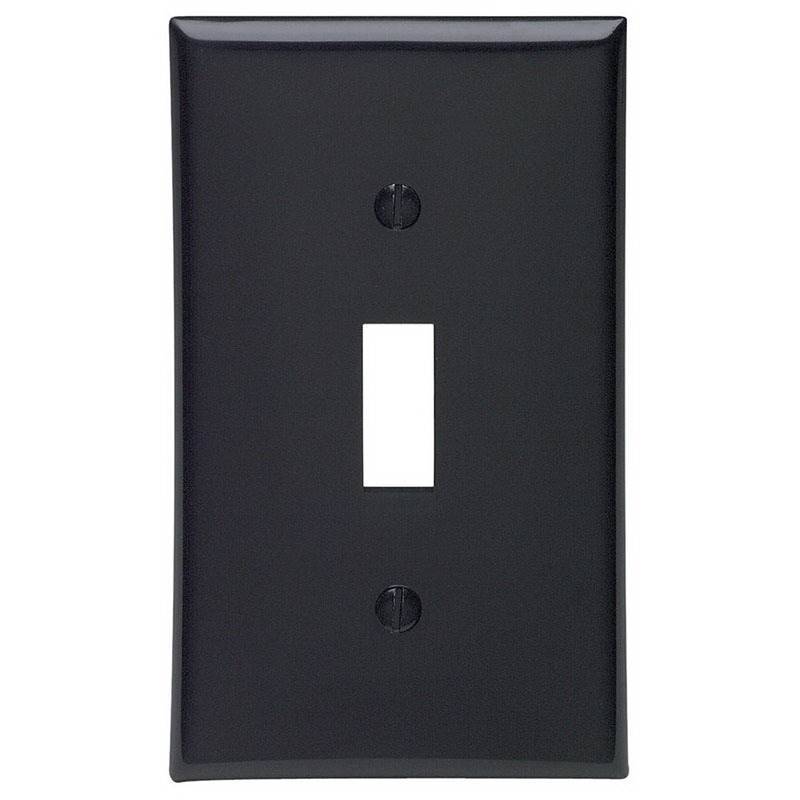 7519192 Toggle Device Switch Wallplate Device Mount, Black
