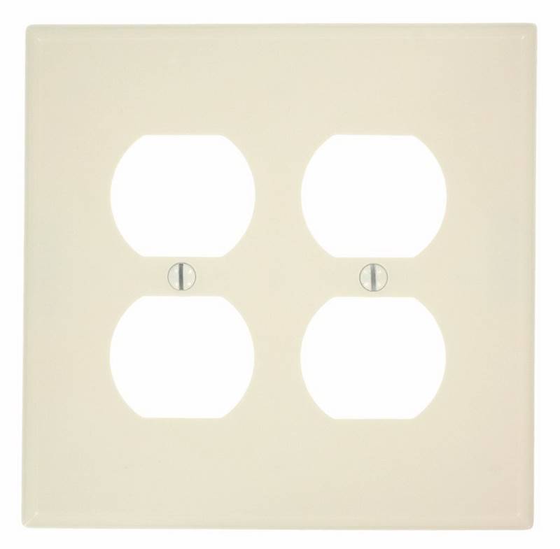 4590337 Device Receptacle Wallplate Midway Size, Light Almond