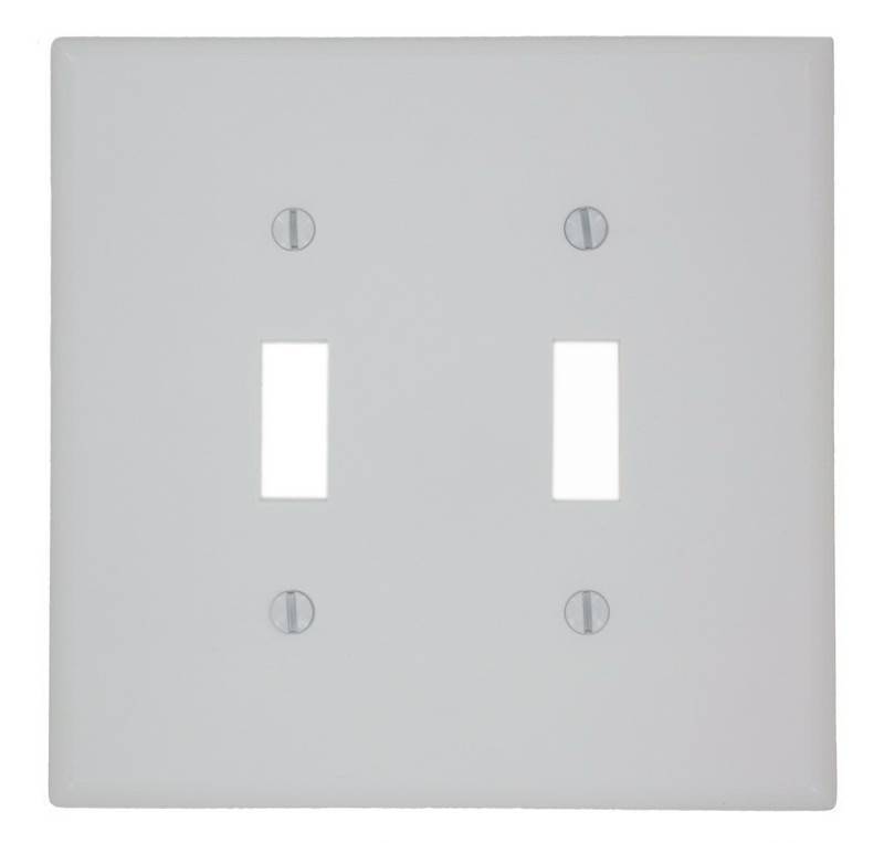 4590261 Toggle Device Switch Wallplate Midway Size, White