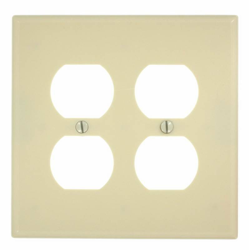 4590311 Device Receptacle Wallplate Midway Size, Ivory