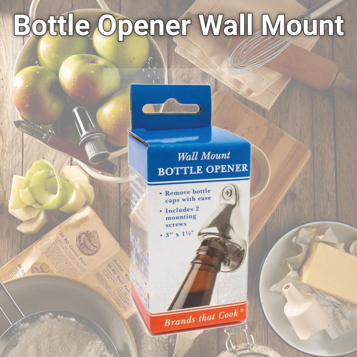 Picture of Harold Import 4457149 Bottle Opener Wall Mount