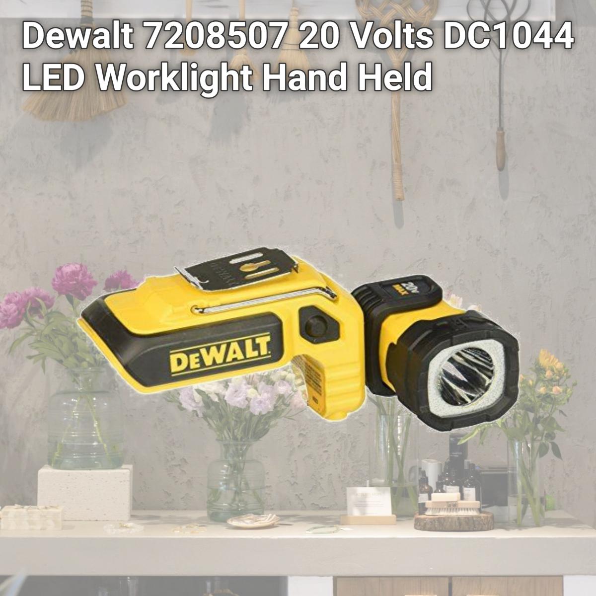 Picture of Dewalt 7208507 20 Volts DC1044 LED Worklight Hand Held