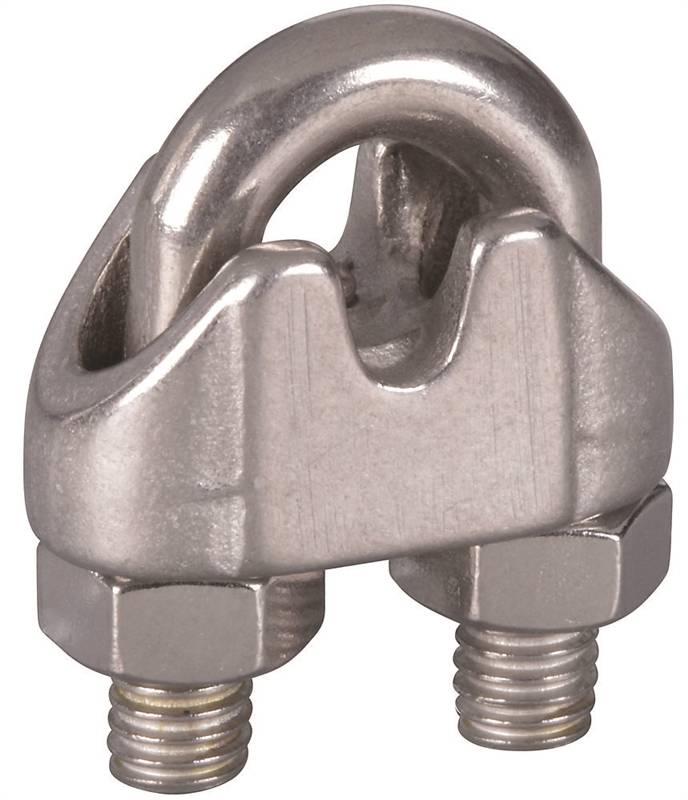 0.18 In. N830-313 Cable Clamps - Stainless Steel