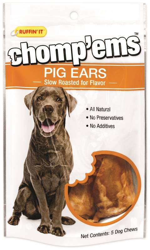4766770 Chews Pig Ear Treat, Pack Of 5
