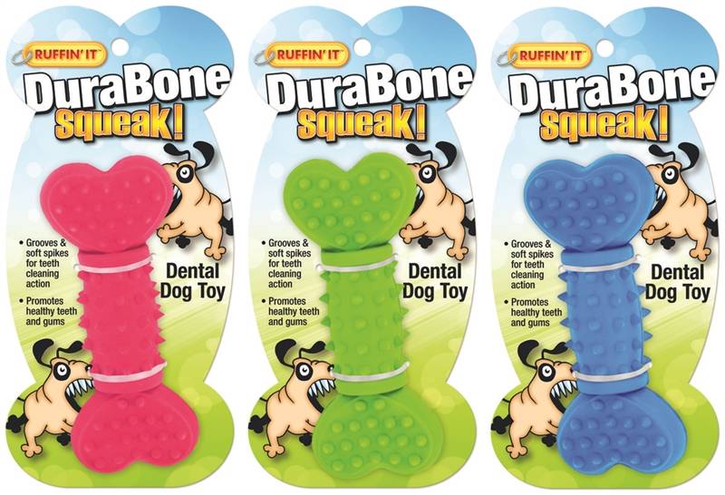 4767521 5.5 In.dental Durabone Squeak Dog Toy