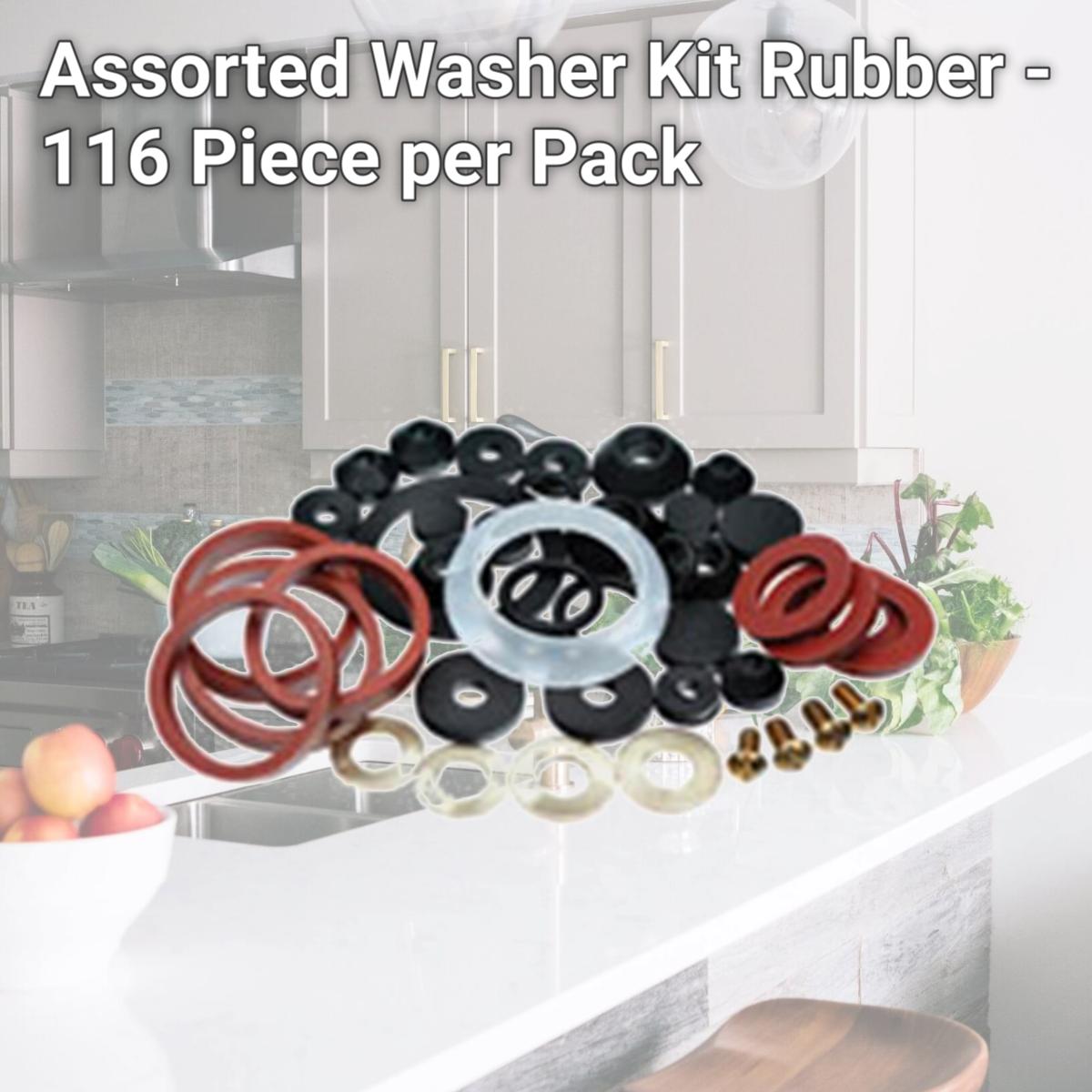 Picture of Danco 5545082 Assorted Washer Kit, Rubber - 116 Piece per Pack