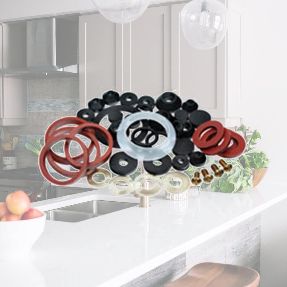 Picture of Danco 5545082 Assorted Washer Kit, Rubber - 116 Piece per Pack