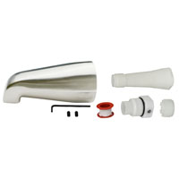 2338010 Universal Tub Spout With Diverter, Brushed Nickel
