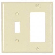 Cooper Industries 7193659 2 Gang Wall Plate Rocker Toggle