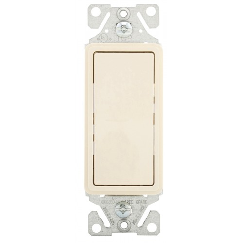 Cooper Industries 9651019 15 Amp Singe Pole Decorator Light Switch