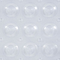 1007822 15 X 31 In. Mat Bath Clear Bubbles