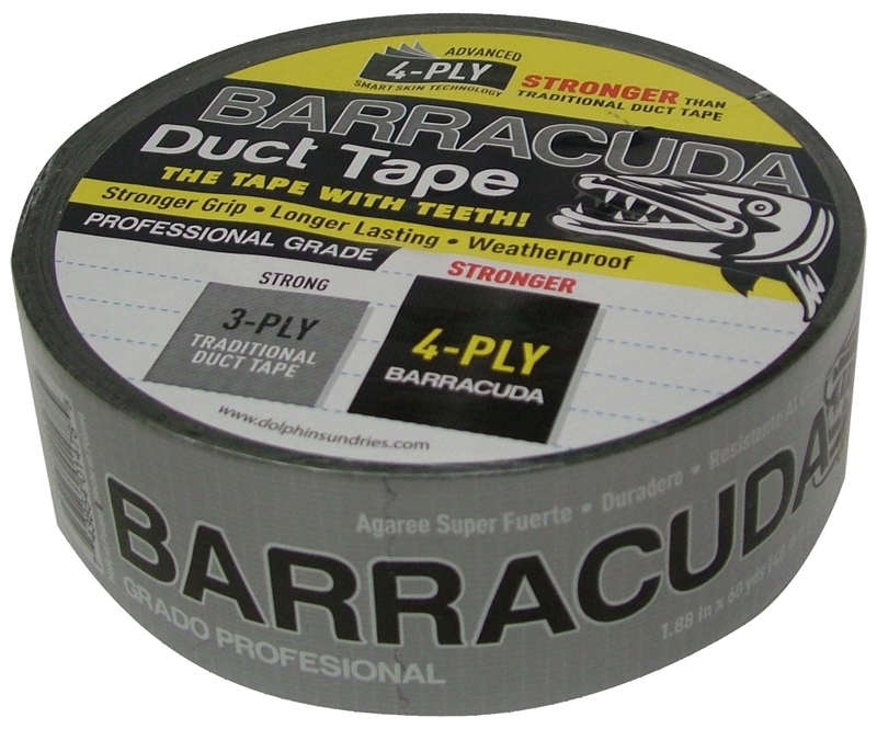 7193287 1.9 In. X 60 Yds Professional Grade Duct Tape - Silver & Black