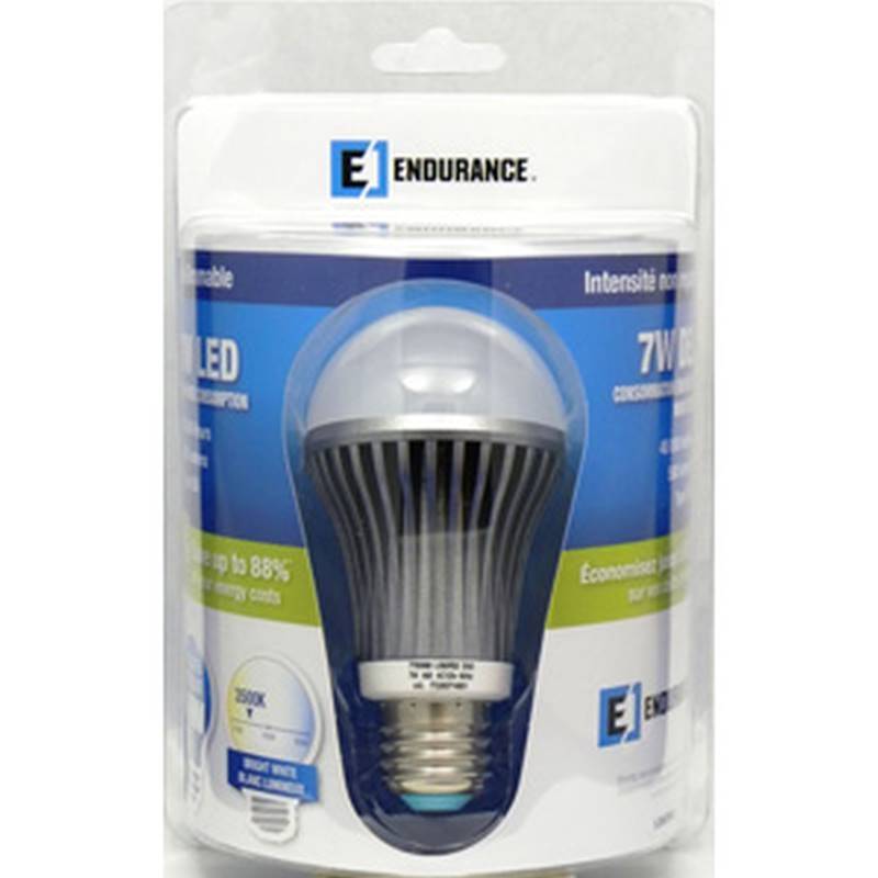 Quick Flash Industries 8948325 A60 Cwht Led Bulb, 7w