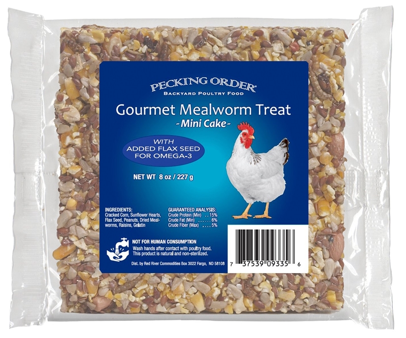 9297367 Treat Chicken Mealworm - 8 Lbs