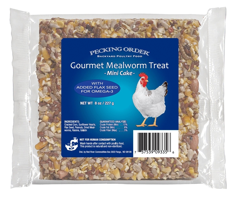 9297383 Treat Feeds & Chicken Mealworm & Sunflower - 8 Lbs