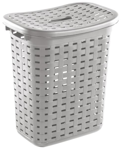 Sterilite 4387221 Weave Laundry Basket Cement