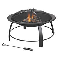 Soundbest Int Sourcing 3432507 30 In. Round Steel Outdoor Fire Pit Grate