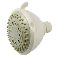 2111987 Fixed Mount Shower Head, White - Set Of 3