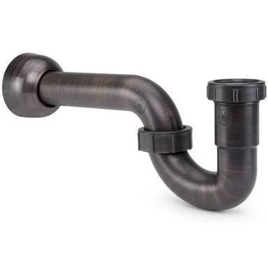 7904238 1.5 In. P-trap Bronze Plated Abs Pipe