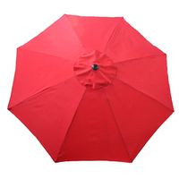 3425691 9 Ft. Tiltable Patio Brick Umbrella, Red