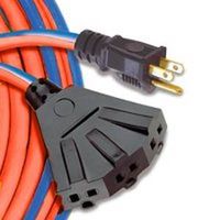 5996699 4.66 X 10 M Multi Outlet Extension Cords, Red & Blue