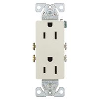 Cooper Wiring 1595917 Actual Ground Receptacle, Light Almond