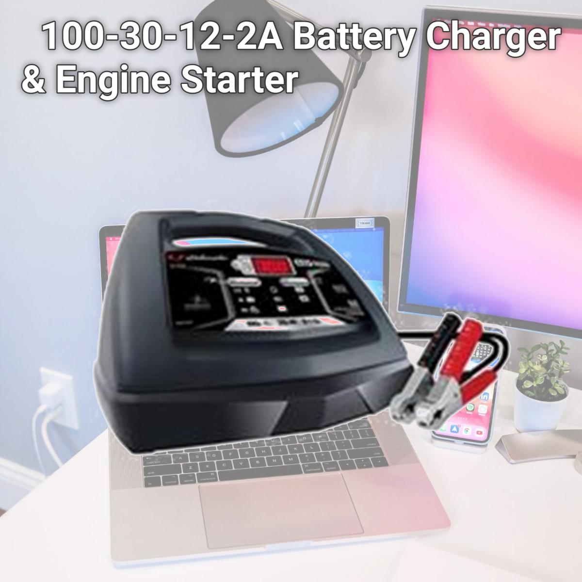 Picture of Schumacher 7227804 100-30-12-2A Battery Charger & Engine Starter