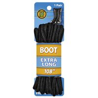 4768339 108 In. Round Boot Lace - Black