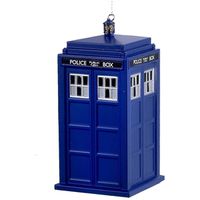 5307871 4.5 In. Doctor Who Tardis Christmas Ornament - Blue