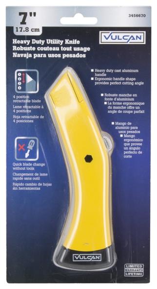 3456670 6.75 In. Retract Utility Knife