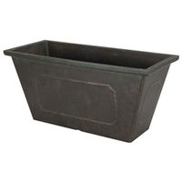 Landscapers Select 9134347 19 X 8 In. Metallic Resin Planter