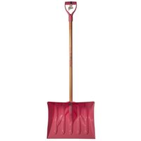 Mt Waldo Plastics 9118043 18 In. Shovel Snow With Ash Handle - Pink