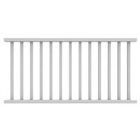 Barrette Outdoor Living 9020397 6 Ft. X 36 In. Rail Kit With Square Baluster, White