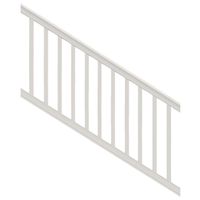 Barrette Outdoor Living 9020447 6 Ft. X 36 In. Stair Kit With Square Blaster - White