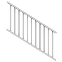 Barrette Outdoor Living 9020439 6 Ft. X 36 In. Stair Kit With Square Blaster - White