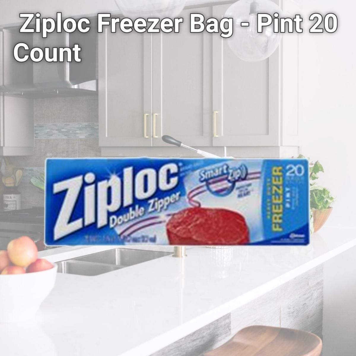 Picture of SC Johnson Ziploc Freezer Bag - Pint 20 Count 