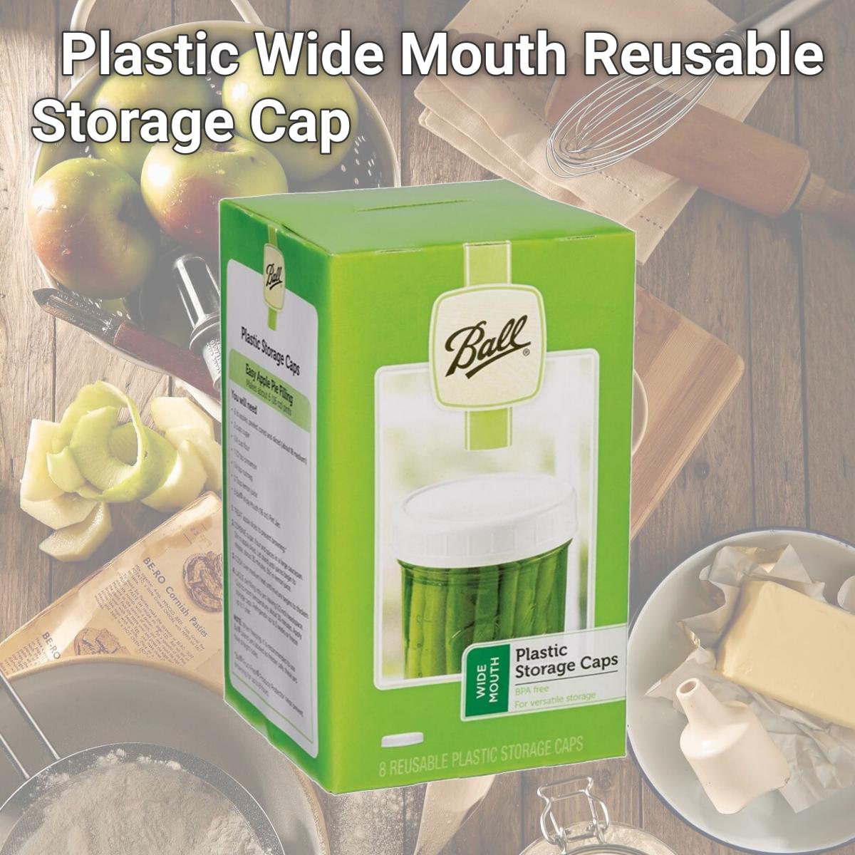 Picture of Jarden Home Brands 733634 Plastic Wide Mouth Reusable Storage Cap