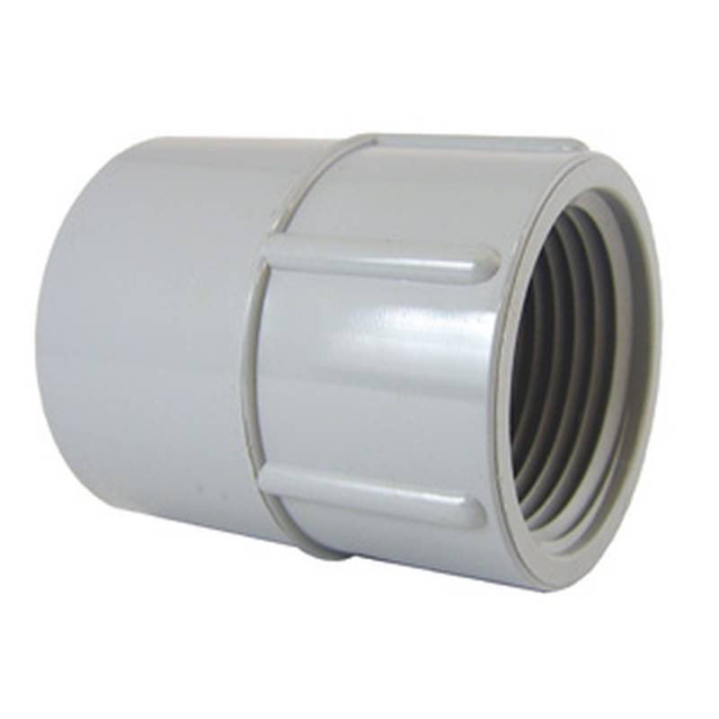 UPC 622454780736 product image for 9663287 1.25 in. Female Conduit PVC Adapter, Grey | upcitemdb.com