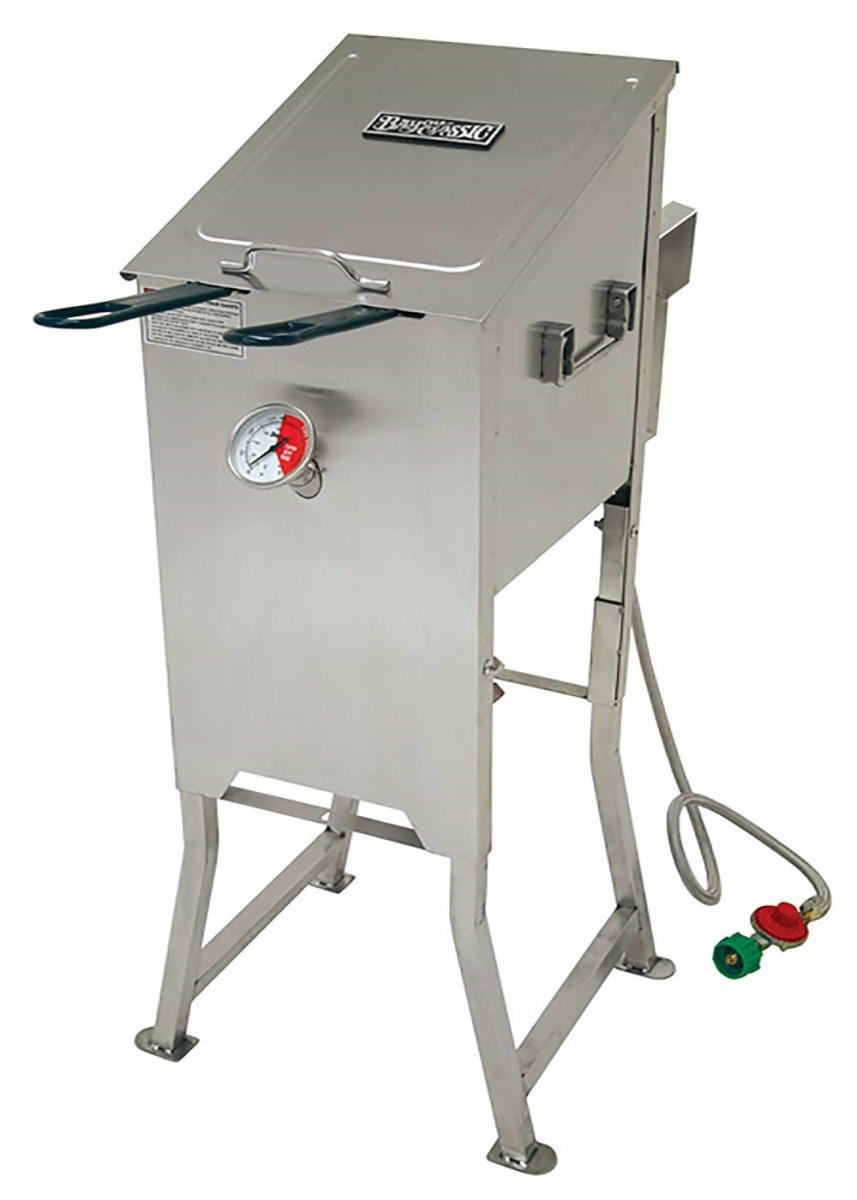 7351943 4 Gal Stainless Fryer With Cart