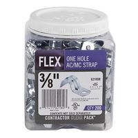 7346968 0.37 In. Flexible 1-hole Strap - 200 Count