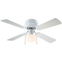 9263211 42 X 7 In. Ceiling Fan With Light Kit, White
