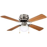 9320151 42 X 7 In. Ceiling Fan With Light Kit, Brown