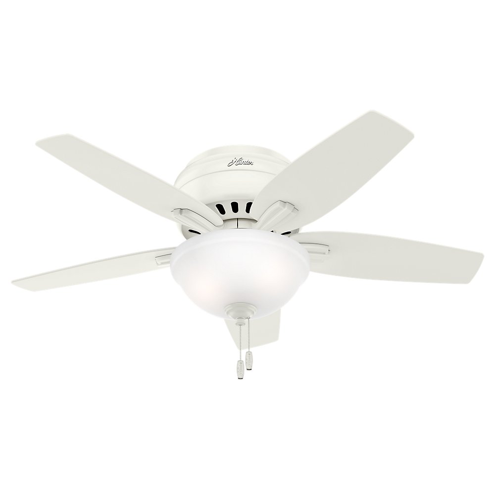 9565532 52 In. Ceiling Fan With 1 Dome Light, White