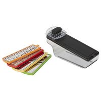 7345606 Touch Hand Mandolin Grater Set With Inter-changeable Blades