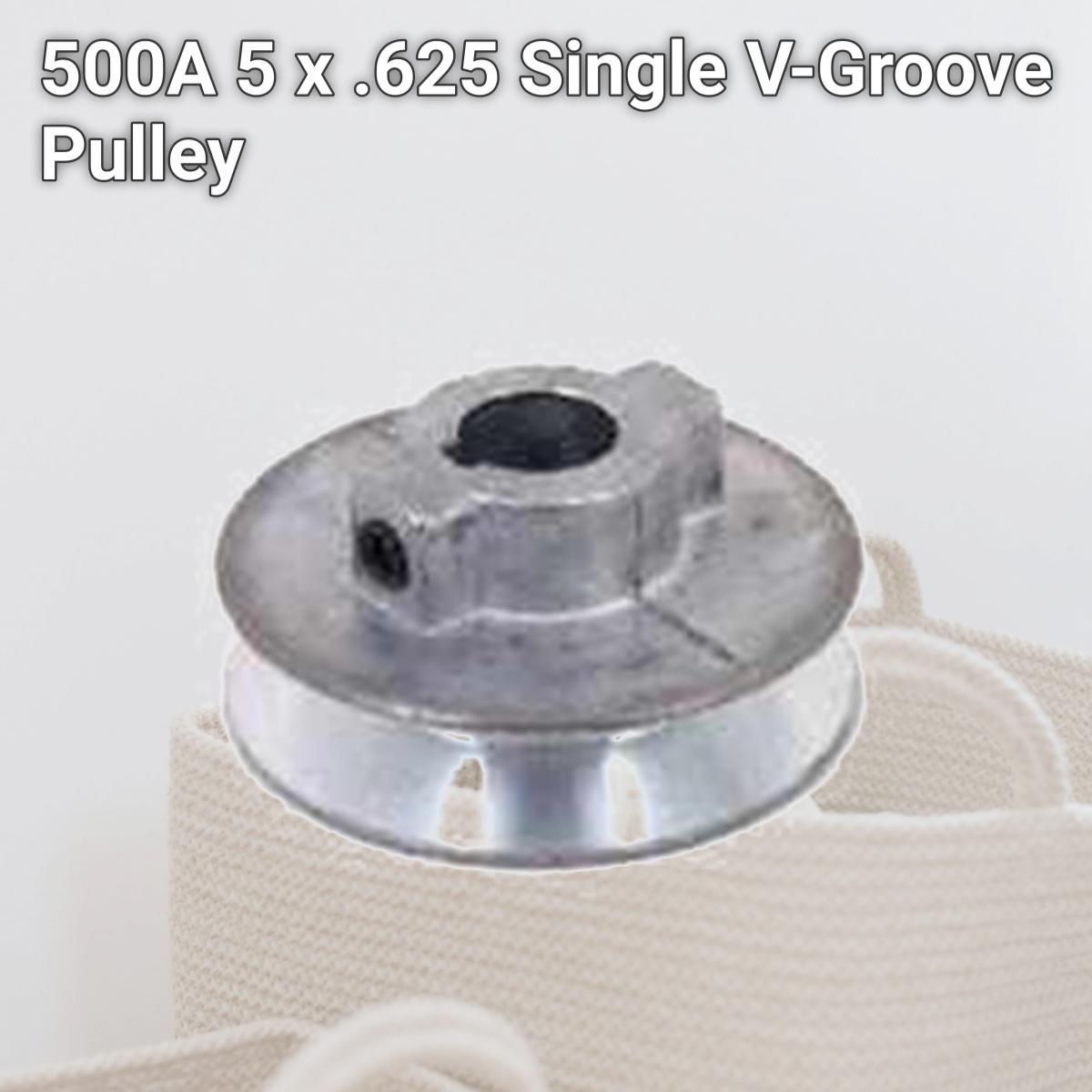 Picture of Chicago Die Casting 500A 5 x .625 Single V-Groove Pulley