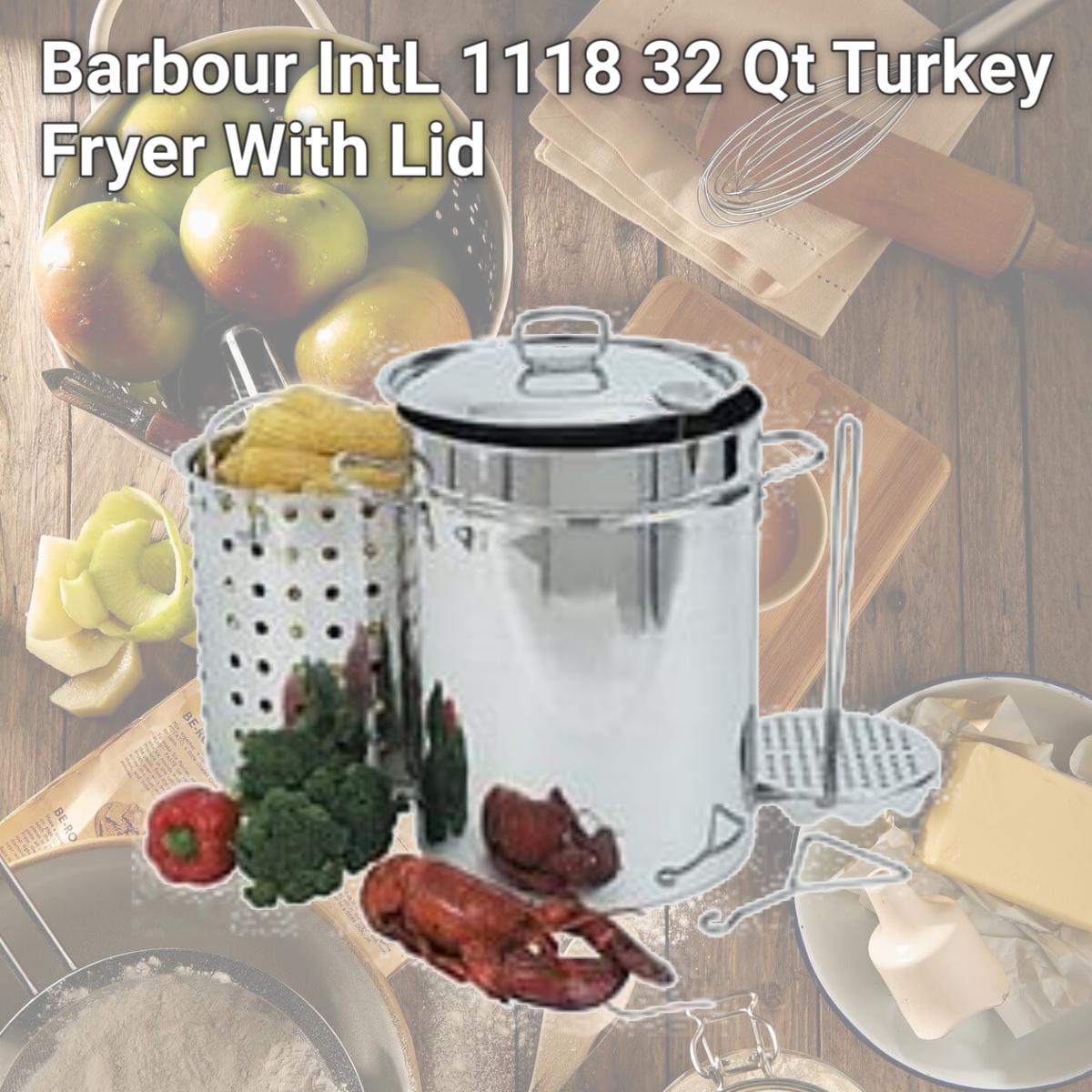 Picture of Barbour IntL 1118 32 Qt Turkey Fryer With Lid